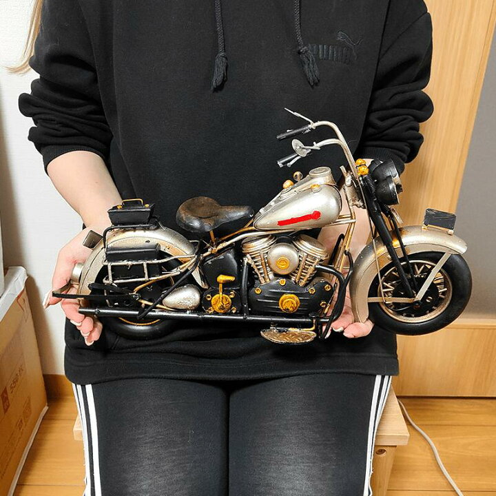 楽天市場】ヴィンテージ バイク アメリカン かっこいい オブジェ  