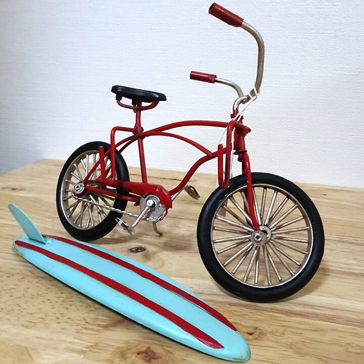 楽天市場】オールド 自転車 オブジェ Surf Bicycle サーフボード 