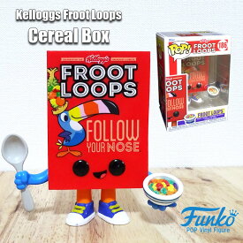 【スーパーSALE対象】フィギュア かわいい FUNKO Kelloggs Froot Loops Cereal Box フルーツループ アメリカン 雑貨 シリアルボックス グッズ 可愛い インテリア おもちゃ 子供 店舗 人気 置物