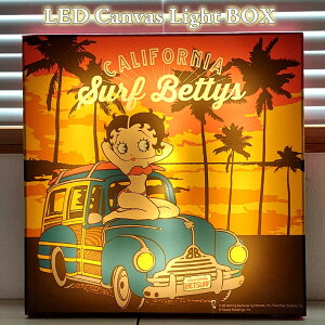 LEDCg CeA Ǌ| xeBEu[v  LoX Canvas Light BOX BETTY-SURF  G  ԐڏƖ 킢 o[ JtF X X 