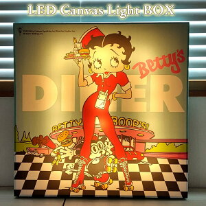 LEDCg CeA  xeBEu[v LoX Ǌ| Canvas Light BOX BETTY-DINER  G  ԐڏƖ 킢 o[ JtF X X 