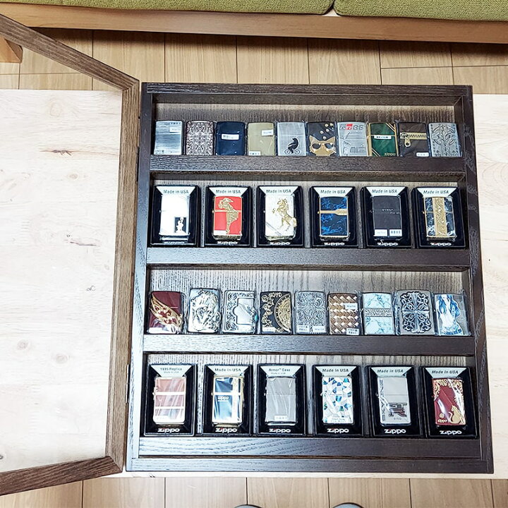 楽天市場】ZIPPO社製 絶版品 アンティーク コレクションケース 4段  