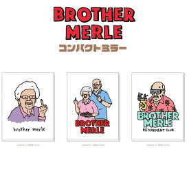 ミラー かわいい 手鏡 コンパクト ブラザーマール 可愛い ユニーク BROTHER MERLE アメリカン レディース 雑貨 おしゃれ