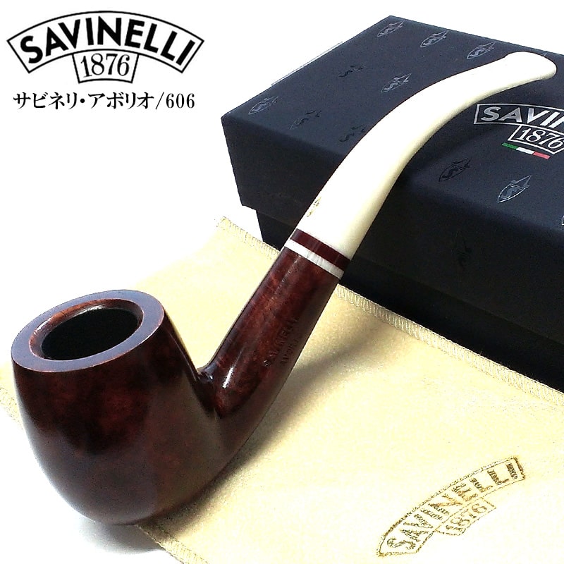 楽天市場】パイプ SAVINELLI アボリオ 606 サビネリ アイボリー 喫煙具