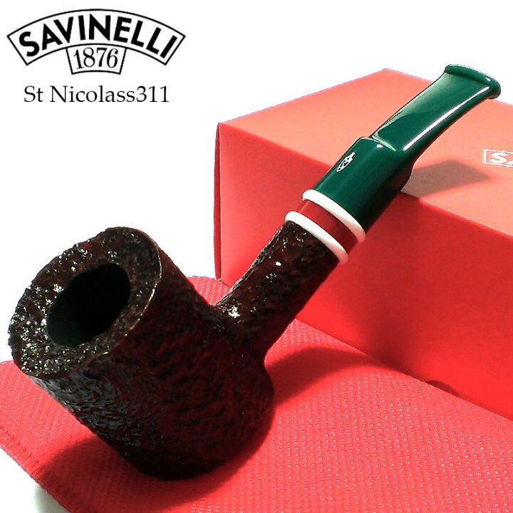 楽天市場】パイプ 喫煙具 SAVINELLI イタリア製 セント・ニコラス 311 