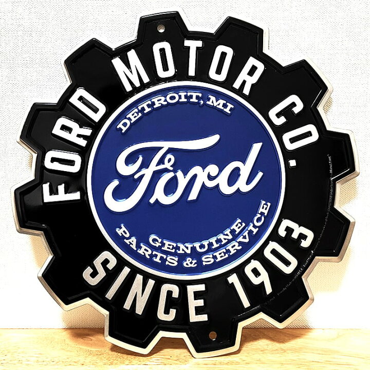 楽天市場】ブリキ看板 FORD MOTOR 車 エンボスメタルサイン フォード 