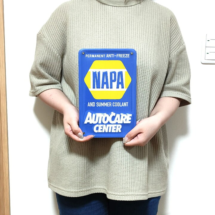 楽天市場】ブリキ看板 NAPA ミニエンボスメタルサイン アメリカン 雑貨 
