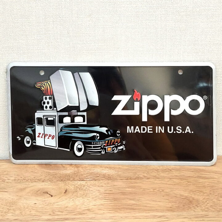楽天市場】ブリキ看板 ジッポカー ZIPPO正規ライセンス品 廃盤 