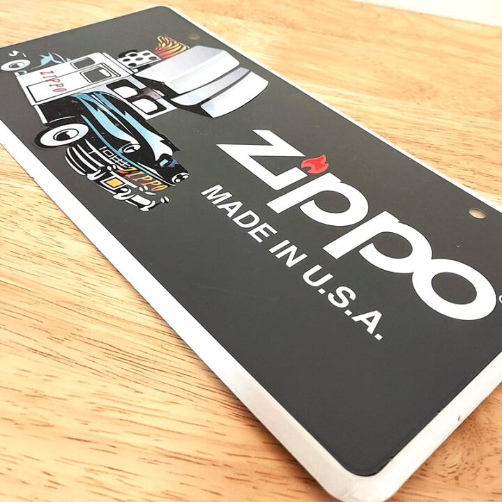 楽天市場】ブリキ看板 ジッポカー ZIPPO正規ライセンス品 廃盤 
