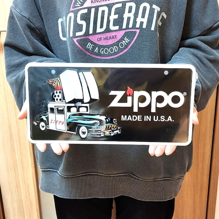 楽天市場】ブリキ看板 ジッポカー ZIPPO正規ライセンス品 廃盤 