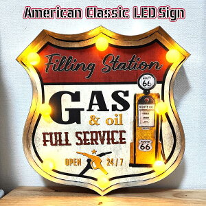 AJ NVbN LED Sign K[W GAS STATION K[WObY dŔ K\X^h CeA AJ AeB[N G o[ JtF X  X  킢