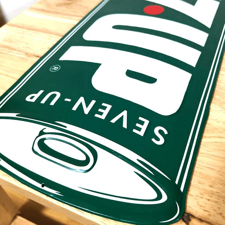 楽天市場】ブリキ看板 7UP アンティーク 懐かしい 缶 ガレージ 