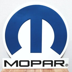 【訳あり】ブリキ看板 メタルサイン Mopar Logo アンティーク ロゴ ガレージ モパー ロゴ 壁飾り 正規ライセンス品 アメリカン 雑貨 インテリア ブルー 大きい おしゃれ 可愛い サーファー カフェ 店舗
