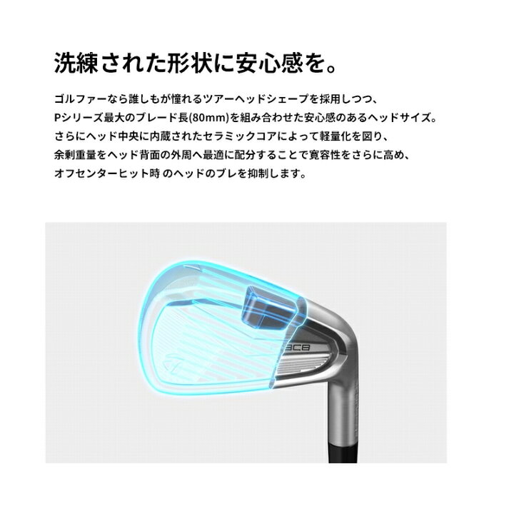 楽天市場】テーラーメイド P8CB アイアン 4本セット（#7-PW）日本正規 