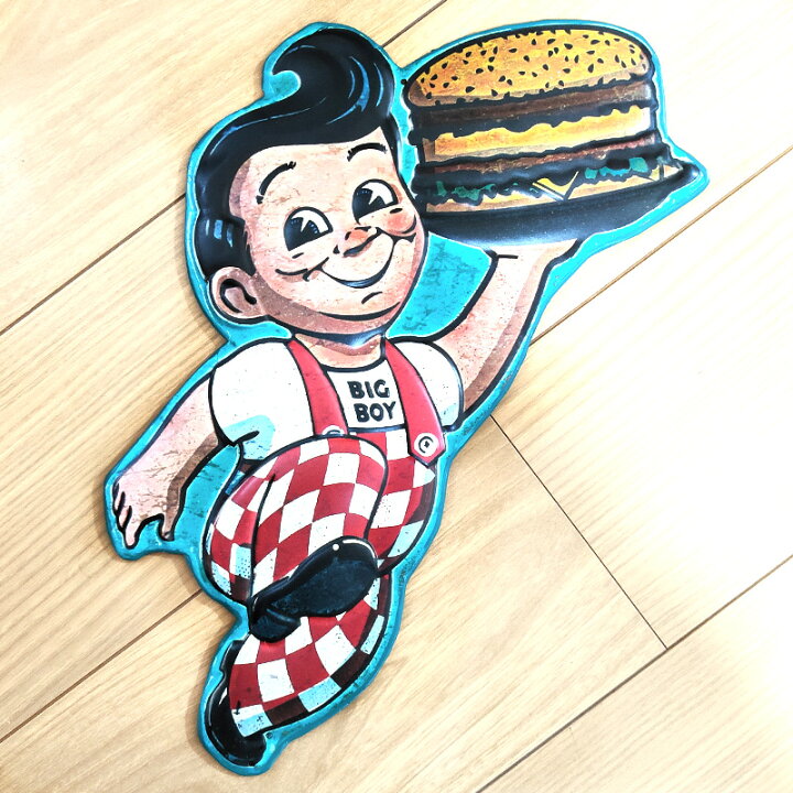 楽天市場】ブリキ看板 レトロ BIG BOY キャラクター アメリカン 雑貨 
