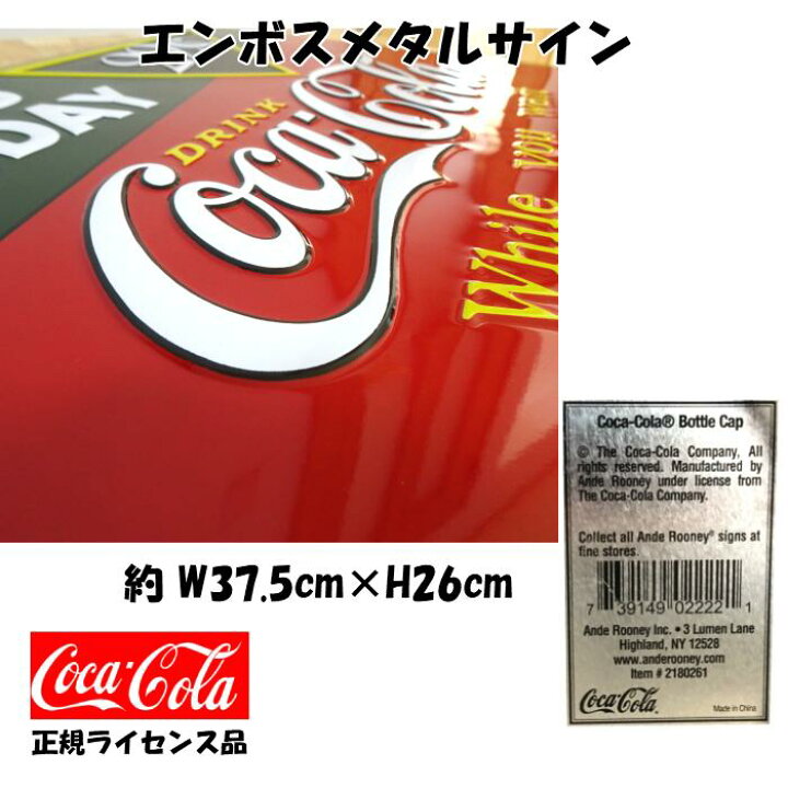 楽天市場】ブリキ看板 コカコーラ アンティーク ガレージ アメリカン 