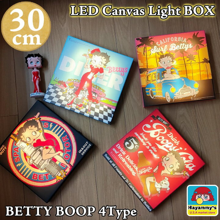 楽天市場】ベティ・ブープ LEDライト インテリア Betty Boop 可愛い 