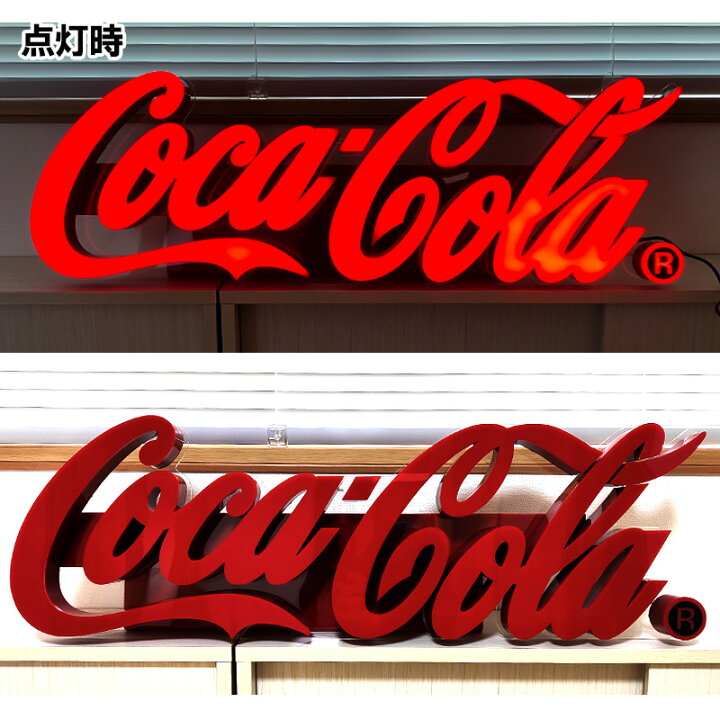 楽天市場】LEDライト コカ・コーラ 看板 ネオン 電飾看板 レッド 