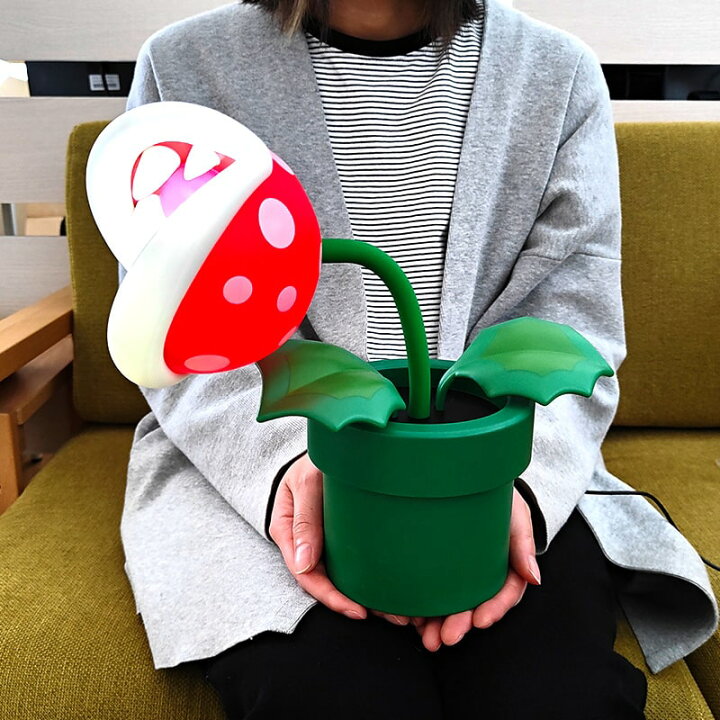 楽天市場】パックンフラワー ライト 置物 スーパーマリオ 雑貨 ゲーム