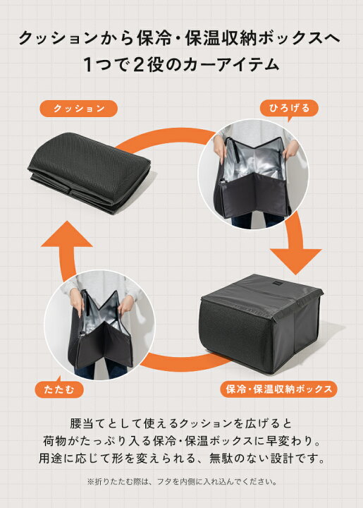 楽天市場】【保冷・保温 /フタ付き】シートボックス 車内収納ボックス 