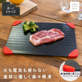 ＼半額クーポンで940円〜／ 【パッド付】 解凍プレート 急速 解凍 プレート 粗熱取り 粗熱 急速解凍 食品解凍 アルミ 解凍皿 冷凍食品 肉 魚 お弁当 刺身 解凍板 自然解凍プレート時短 解凍ツール キッチン用品 家庭用 ステーキ 海鮮 電気不要 主婦 簡単お手入れ