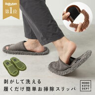 ＼全品半額クーポン★19日20時〜先着100枚迄／ スリッパ 掃除 洗える 前開き タオル地 お掃除スリッパ モ…