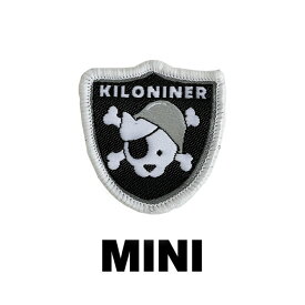 【KILONINER日本公式ショップ】 キロナイナー パッチ ワッペン ミリタリー ペット 犬 猫 おしゃれ かわいいミニ パイラット ダァーグ パッチ Mini Pirate Dawg Patch
