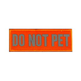 【KILONINER日本公式ショップ】 キロナイナー パッチ ワッペン ミリタリー ペット 犬 猫 おしゃれ かわいい リフレクティブ ハイ ビジビリティReflective High Visibility DO NOT PET Patch / Orange
