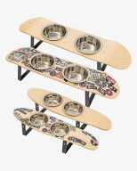 【KILONINER日本公式ショップ】 スケボー型フードスタンド キロナイナー ペット用食器台 エサ台 餌入れ …