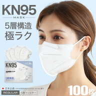 ＼限定価格は4/15まで／ N95マスク KN95マスク 【 5箱セット 】 100枚 N95同等 20枚×5箱 マスク KN95 不…