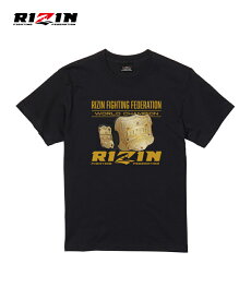 ★再販開始★【RIZIN 公式グッズ】トップス Tシャツ 半袖 プリント メンズ レディース ブラック おしゃれ 大きいサイズ スポーツ キックボクシング ボクシング 格闘技 RIZIN ライジン 公式グッズ プレゼント ギフト S M L XL XXL