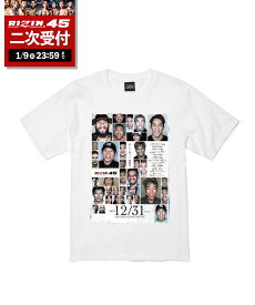 【RIZIN.45 公式グッズ】トップス Tシャツ 半袖 プリント メンズ レディース ホワイト おしゃれ 大きいサイズ スポーツ キックボクシング ボクシング 格闘技 RIZIN ライジン 公式グッズ プレゼント ギフト S M L XL XXL