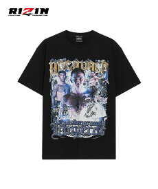 【RIZIN 公式グッズ】萩原京平 コラボ Tシャツ 萩原選手 コラボT フォト ストリート カジュアル 半袖 メンズ レディース おしゃれ RIZIN ライジン 格闘技 M L XL