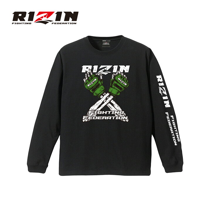楽天市場】【 RIZIN公式 │ RIZIN GLOVE 3 ロングTシャツ 】 トップス 
