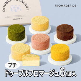 【母の日】プチ チーズケーキ 6個セット FROMAGER DE 母の日 お菓子 スイーツ 内祝い 洋菓子 誕生日 卒業式 贈り物