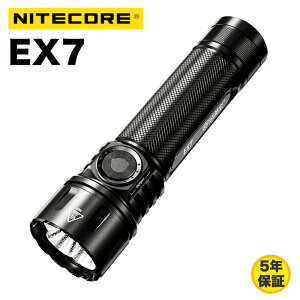 Nitecore EX7 �[�d���t���b�V�����C�g �ő�6000���[���� �o�b�e���[�t��