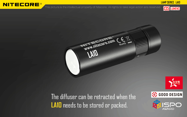楽天市場】Nitecore LA10 LEDキーライト ミニランタン ブラック