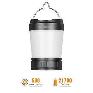 Sofirn LT1S �����^�� USB-C�[�d�� 500���[���� IPX8�h�� �F���x2700K-6500K�i�ρj+�ԐF�� �L�����v