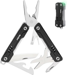 NexTool Mini Sailor S11 11-in-1�R���p�N�g�}���`�c�[�� �j�[�h���m�[�Y�v���C���[ �͂��� SIM�J�[�h�G�N�X�g���N�^�[ �h���C�o�[�t�� EDC �ނ� �L�����v �C�� �j���ւ̑��蕨 �~��