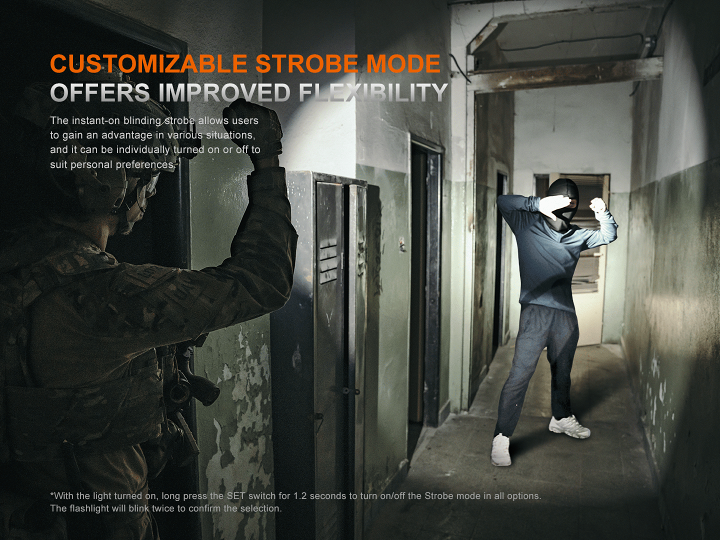 楽天市場】Fenix PD35R ACE フラッシュライト 最大2000ルーメン 動作