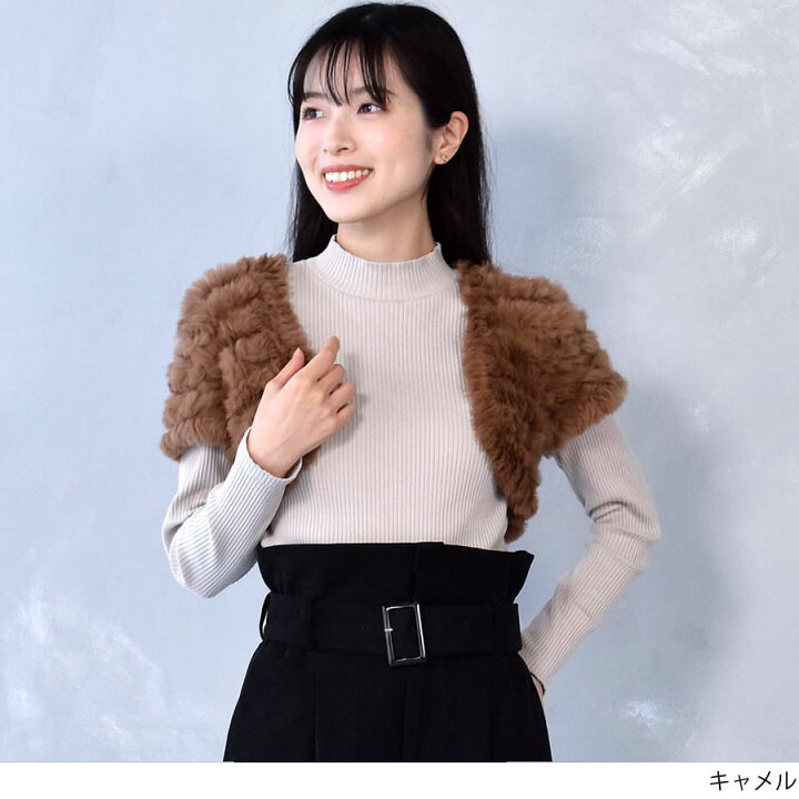 楽天市場】ラビットボレロ ボレロ 毛皮・ファー 女性用 レデイース  