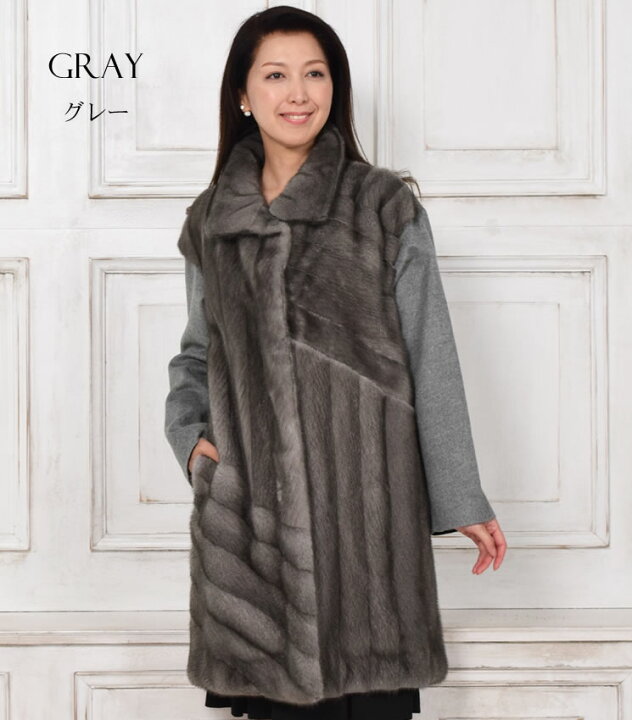 楽天市場】【10%OFFクーポン】SAGA ミンク カシミヤ コート 毛皮  