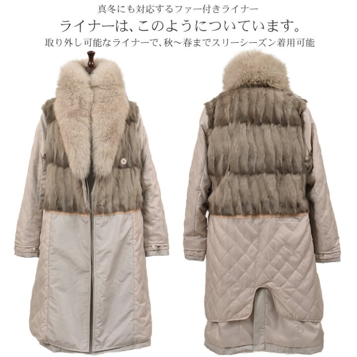 楽天市場】【20％OFFクーポン】トレンチコート ロシアリスライナー 
