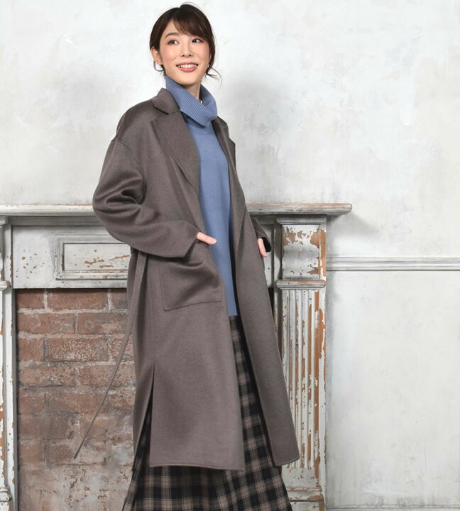 楽天市場】【10%OFFクーポン】カシミヤ 100% ダブルフェイス ラップ 