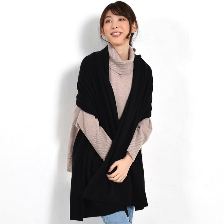 楽天市場】【10%OFFクーポン】カシミヤ 100% ニット 大判  