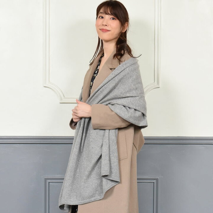 楽天市場】【10%OFFクーポン】カシミヤ 100% ニット 大判 ストール  