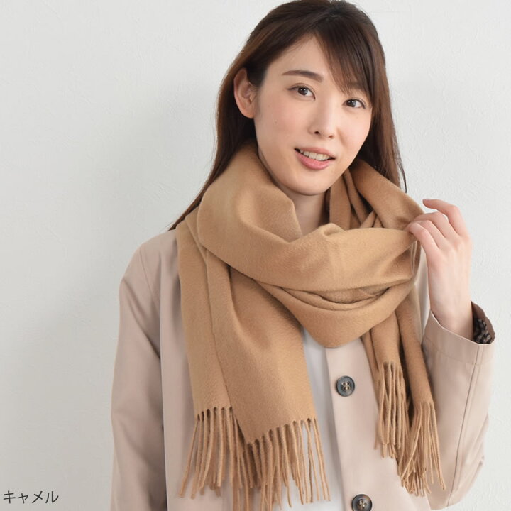 楽天市場】【10％OFFクーポン】厚手 カシミヤ 100％ ストール 大判  
