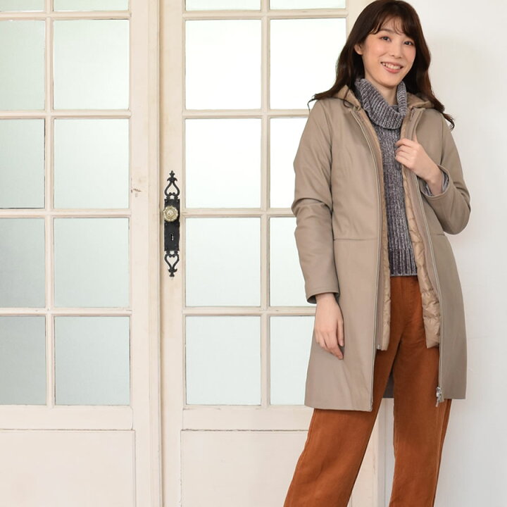 楽天市場】【3/1日〜10%OFFクーポン】3WAY レザーコート ダウンベスト 