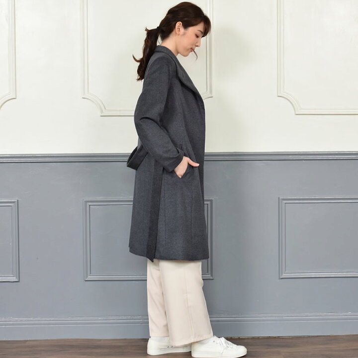 楽天市場】【25%OFFクーポン】カシミヤ混 [Merfirge] スタンドカラー 
