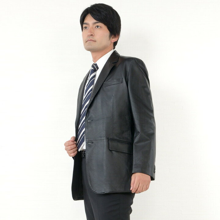 楽天市場】【10%OFFクーポン】ラム メンズ ジャケット テーラード 二つ 